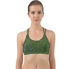 Green Carpet Back Web Sports Bra by DimitriosArt