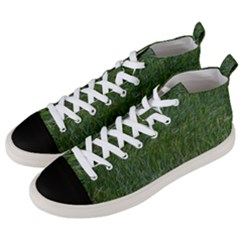 Green Carpet Men s Mid-top Canvas Sneakers by DimitriosArt