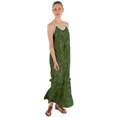 Green Carpet Cami Maxi Ruffle Chiffon Dress by DimitriosArt