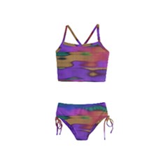 Puzzle Landscape In Beautiful Jigsaw Colors Girls  Tankini Swimsuit by pepitasart