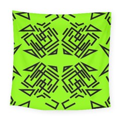 Abstract Pattern Geometric Backgrounds   Square Tapestry (large) by Eskimos