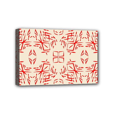 Abstract Pattern Geometric Backgrounds   Mini Canvas 6  X 4  (stretched) by Eskimos