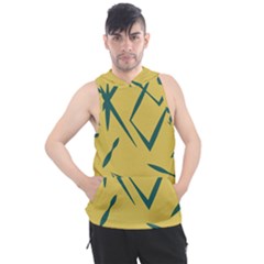 Abstract Pattern Geometric Backgrounds   Men s Sleeveless Hoodie by Eskimos