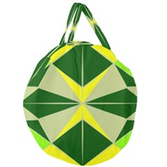 Abstract Pattern Geometric Backgrounds   Giant Round Zipper Tote by Eskimos