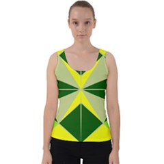 Abstract Pattern Geometric Backgrounds   Velvet Tank Top by Eskimos