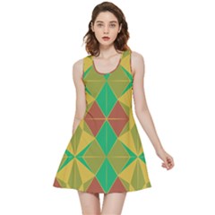 Abstract Pattern Geometric Backgrounds   Inside Out Reversible Sleeveless Dress