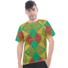 Abstract Pattern Geometric Backgrounds   Men s Sport Top by Eskimos