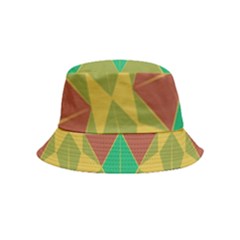 Abstract Pattern Geometric Backgrounds   Bucket Hat (kids) by Eskimos