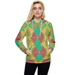 Abstract Pattern Geometric Backgrounds   Women s Lightweight Drawstring Hoodie by Eskimos