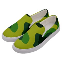 Abstract Pattern Geometric Backgrounds   Men s Canvas Slip Ons by Eskimos