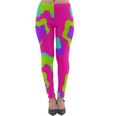 Abstract Pattern Geometric Backgrounds   Lightweight Velour Leggings by Eskimos