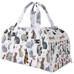 Funny Bunny Burner Gym Duffel Bag by SychEva