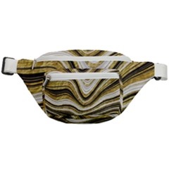 Gold Glitter Marble Background 2 Fanny Pack by befabulous