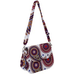 Paisley Pattern Saddle Handbag by befabulous