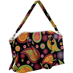 Paisley Pattern Design Canvas Crossbody Bag by befabulous