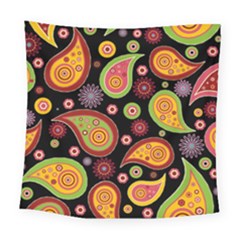 Paisley Pattern Design Square Tapestry (large) by befabulous