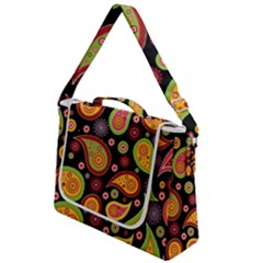 Paisley Pattern Design Box Up Messenger Bag by befabulous