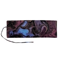 Boho Cthulu Roll Up Canvas Pencil Holder (m) by MRNStudios