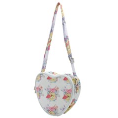 Flamingos Heart Shoulder Bag by Sparkle