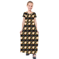 Digitalart Kids  Short Sleeve Maxi Dress by Sparkle