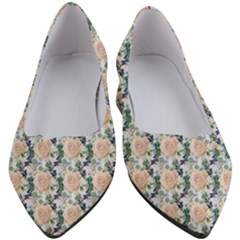 Flowers Pattern Women s Block Heels 