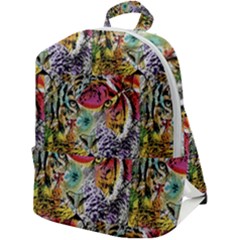 Tiger King Zip Up Backpack by Sparkle