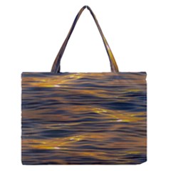 Sunset Waves Pattern Print Zipper Medium Tote Bag by dflcprintsclothing