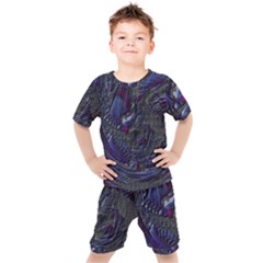 Braille Flow Kids  Tee And Shorts Set by MRNStudios
