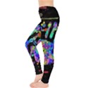 Crazy Multicolored Each Other Running Splashes Hand 1 Leggings  View3