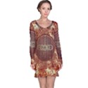 Chartres Double Infinity Antique Mandala Long Sleeve Nightdress View1