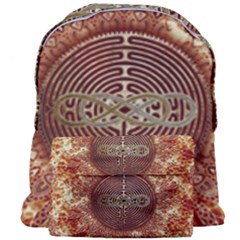 Chartres Double Infinity Antique Mandala Giant Full Print Backpack by EDDArt