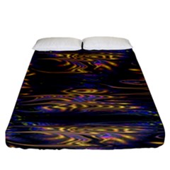 Abstract Art - Adjustable Angle Jagged 1 Fitted Sheet (king Size)