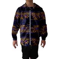 Abstract Art - Adjustable Angle Jagged 1 Kids  Hooded Windbreaker by EDDArt