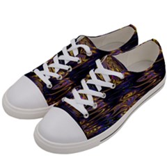 Abstract Art - Adjustable Angle Jagged 1 Men s Low Top Canvas Sneakers by EDDArt