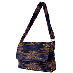 Abstract Art - Adjustable Angle Jagged 1 Full Print Messenger Bag (s)