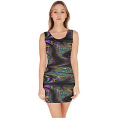 Abstract Art - Adjustable Angle Jagged 2 Bodycon Dress