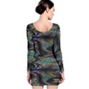 Abstract Art - Adjustable Angle Jagged 2 Long Sleeve Bodycon Dress View2