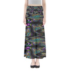 Abstract Art - Adjustable Angle Jagged 2 Full Length Maxi Skirt by EDDArt