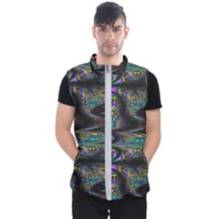 Abstract Art - Adjustable Angle Jagged 2 Men s Puffer Vest by EDDArt