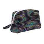 Abstract Art - Adjustable Angle Jagged 2 Wristlet Pouch Bag (Medium)