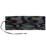 Abstract Art - Adjustable Angle Jagged 2 Roll Up Canvas Pencil Holder (M)