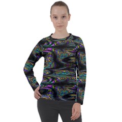 Abstract Art - Adjustable Angle Jagged 2 Women s Long Sleeve Raglan Tee