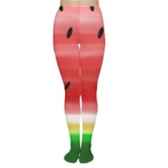 Painted Watermelon Pattern, Fruit Themed Apparel Tights by Casemiro