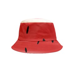 Painted Watermelon Pattern, Fruit Themed Apparel Bucket Hat (kids) by Casemiro