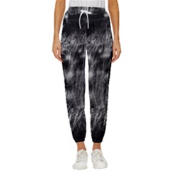 Field Of Light Abstract 1 Cropped Drawstring Pants by DimitriosArt