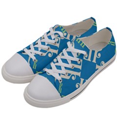 Abstract Pattern Geometric Backgrounds   Women s Low Top Canvas Sneakers