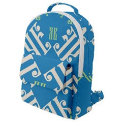 Abstract Pattern Geometric Backgrounds   Flap Pocket Backpack (small) by Eskimos