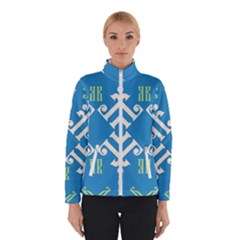 Abstract Pattern Geometric Backgrounds   Women s Bomber Jacket by Eskimos