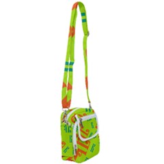 Abstract Pattern Geometric Backgrounds   Shoulder Strap Belt Bag by Eskimos