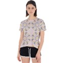 Abstract pattern geometric backgrounds   Open Back Sport Tee View1
